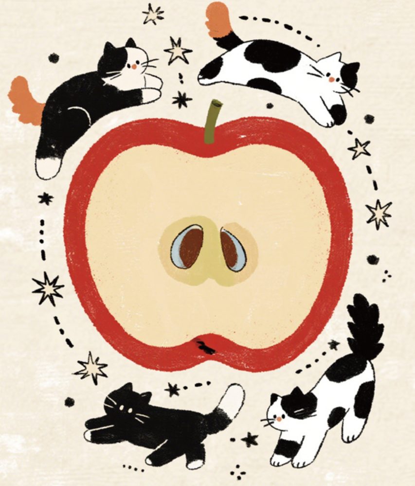 Cat & Apple 核心图案